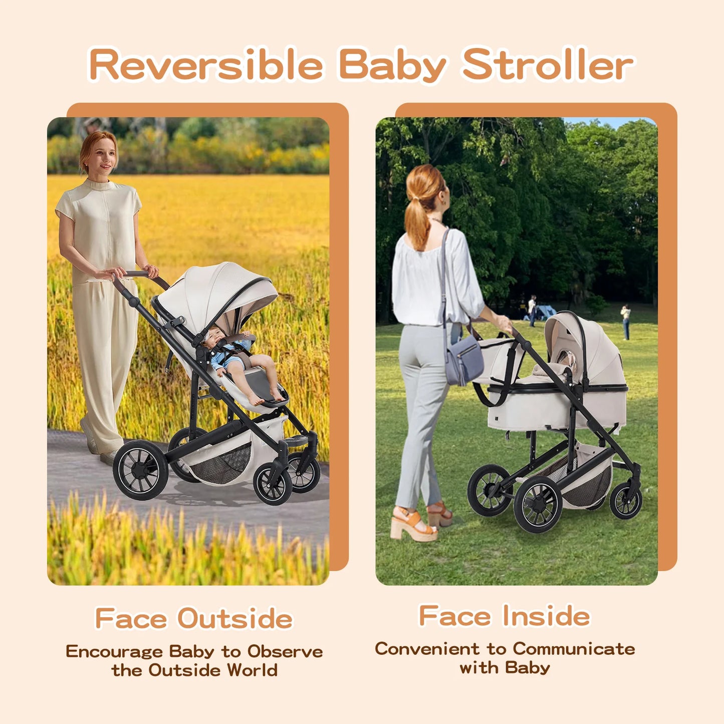 TheKidCaddy™ LuxiGlide 3-in-1 Stroller