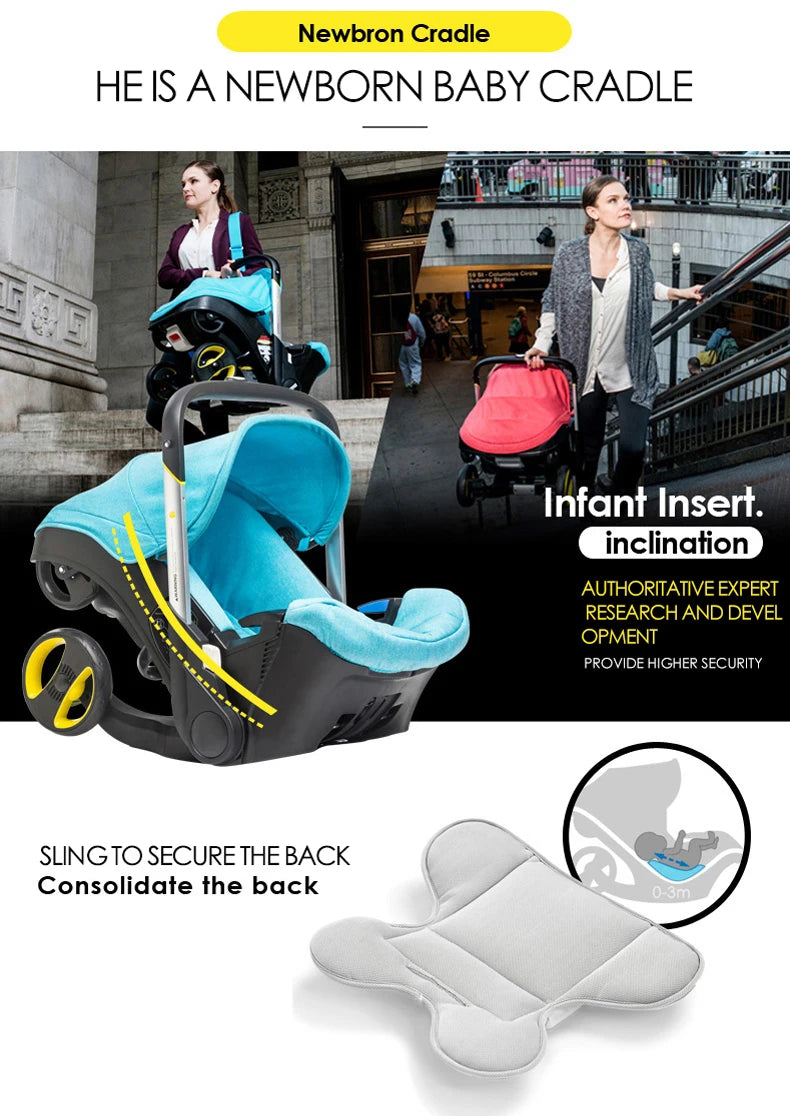 TheKidCaddy™ Snug Bug 3-in-1 Stroller